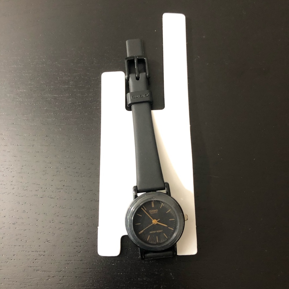 New Small Black Casio Watch